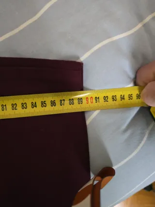 Pantalones Massimo Dutti granates