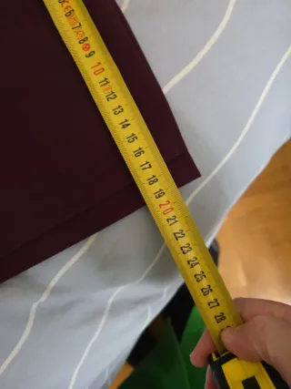 Pantalones Massimo Dutti granates