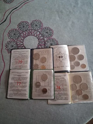 4 Carteras Pruebas Numismáticas