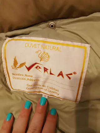 Plumas Verlac Talla S Beige