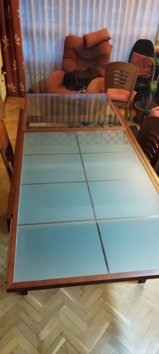 Mesa y 4 Sillas Comedor Madera