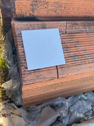 Azulejos blanco mate 20x20