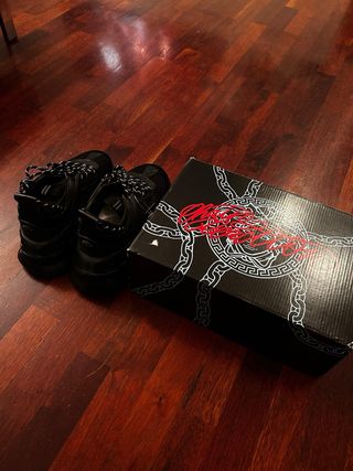 Scarpe Versace Chain Nere