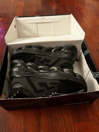 Scarpe Versace Chain Nere