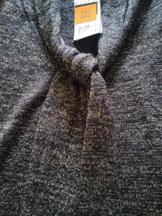 Jersey Mango brillo negro y dorado