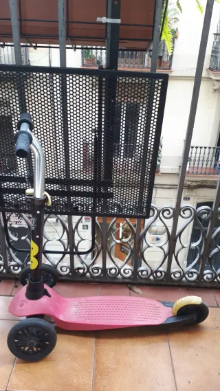 Patinete infantil 3 ruedas rosa