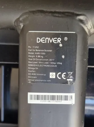 Asiento para Hoverboard denver negro