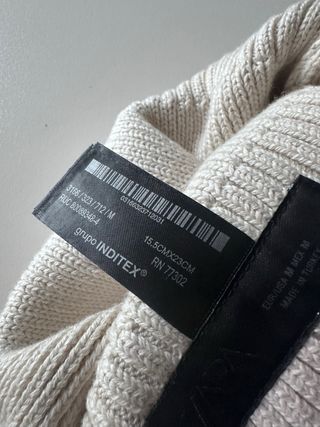 Berretto Zara Unisex Taglia M Beige