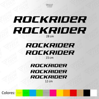 Pegatina Rockrider mtb descenso enduro trail