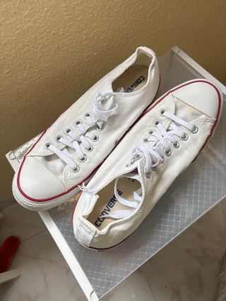 Zapatillas Converse Bajas Blancas