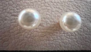 Pendientes Perla Plata primera 1ª Ley Baño Dorado