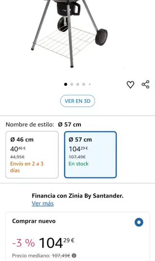 Aktive 52803 - Barbacoa portátil carbón