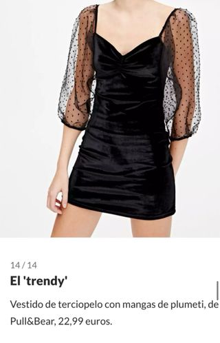 Vestido negro Pull&Bear 8€ HOY