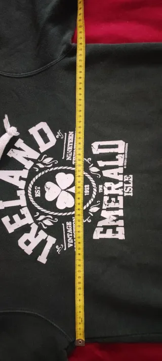 Sudadera con capucha Irlanda verde