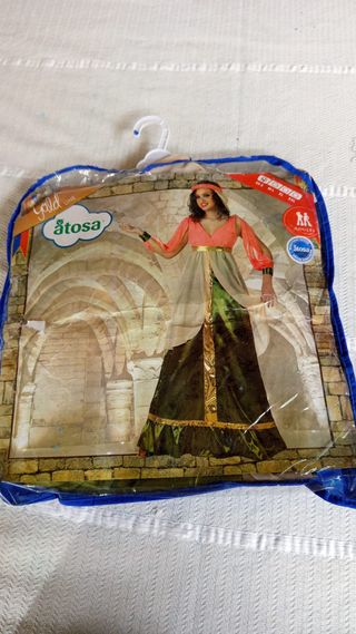 Disfraz Reina Medieval Mujer Talla XS/S Nuevo