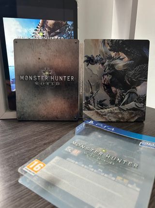Monster Hunter World PS4 Deluxe Steelbook