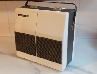 Tocadiscos Portátil Cosmo Beige/Marrón