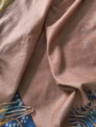 Bufanda Klimt Dorada Multicolor