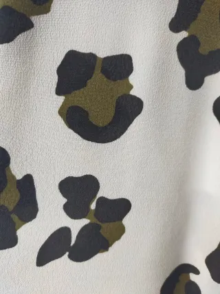 Blusón manga corta estampado animal print