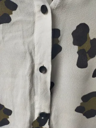 Blusón manga corta estampado animal print