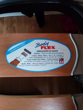 Somier FLEX metálico con láminas de madera