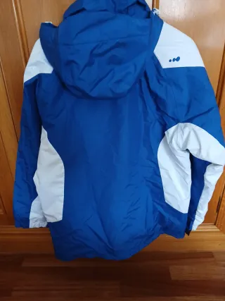 Anorak Quechua Azul y Blanco Talla M