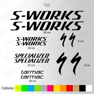 Pegatinas S-Works Tarmac cuadro Specialized