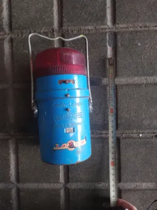 Lampara antigua de mano alemana Combi-Lampe