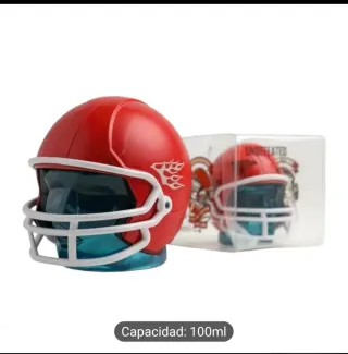 Perfume Hombre Casco Rojo y Azul