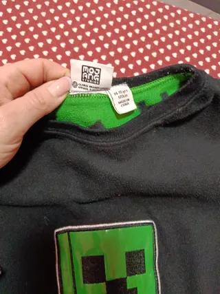 Maglia Minecraft Creeper Bambino