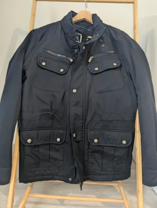 Chaqueta cazadora azul marino
