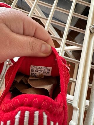 Zapatillas Adidas niño rojas Talla 27