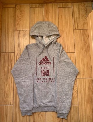 Sudadera Adidas Gris con Logo Since 1949