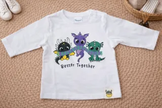 Camiseta infantil dragones Better Together 6/9 mes