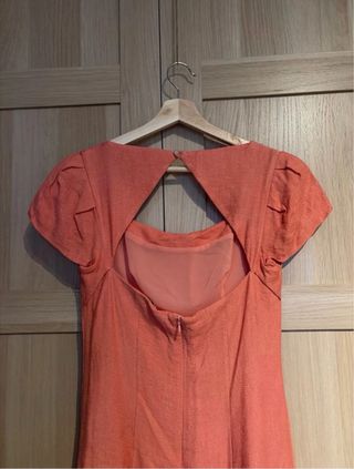 Vestido midi Pedro del Hierro salmón