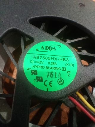 Ventilador CPU Acer Aspire 5610 AB7505HX-HB3