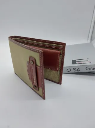 Portafoglio pierre cardin uomo beige vera pelle
