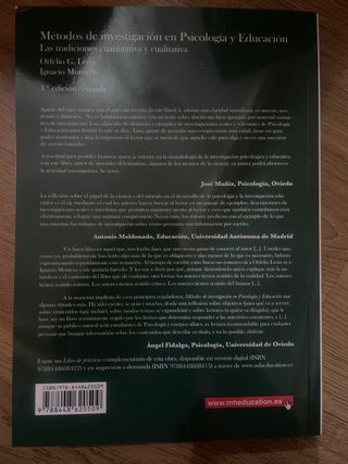 Métodos de investigación en Psicología y Educac...