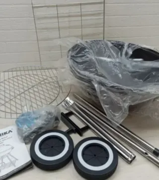 HYCHIKA Barbacoa de Carbón Redonda