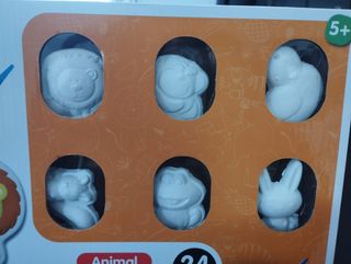 Set Manualidades Pintar Escayola Animales