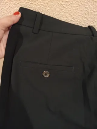 Pantalón de vestir negro mujer