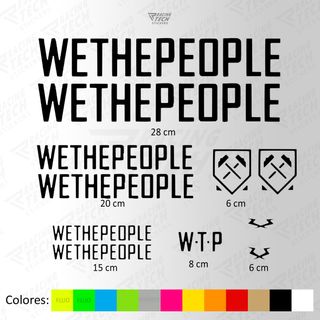 Pegatinas WE THE PEOPLE Bmx