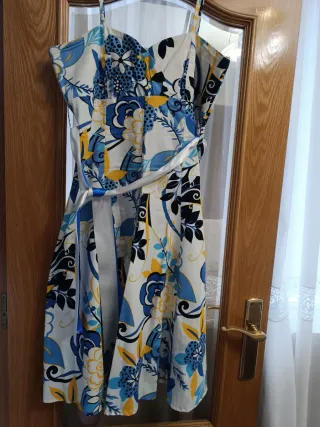 Vestido estampado floral solo 1 puesta en comunión