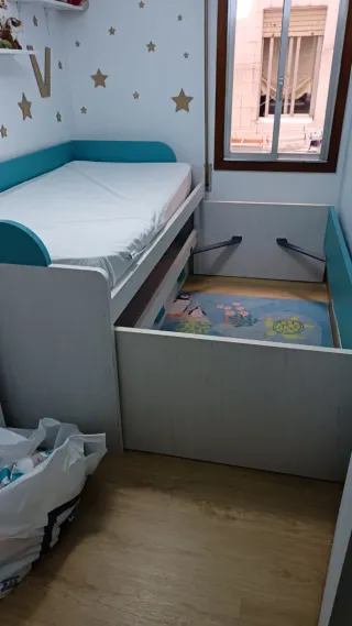 Cama nido de 90 con cajones