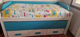Cama nido de 90 con cajones
