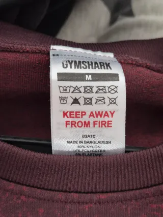 Top deportivo Gymshark manga larga