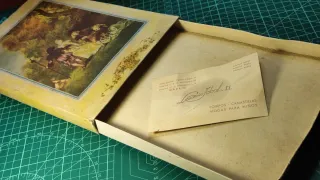 Antigua Caja lencería DUCAL, de comercio en cartón