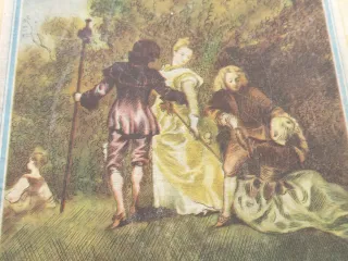 Antigua Caja lencería DUCAL, de comercio en cartón