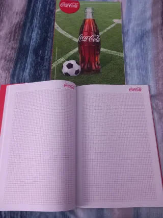 Cuadernos Coca-Cola Fútbol Chapas