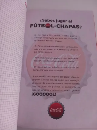 Cuadernos Coca-Cola Fútbol Chapas